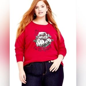 Torrid Santa Holiday Sweatshirt Christmas Sweater Super Soft